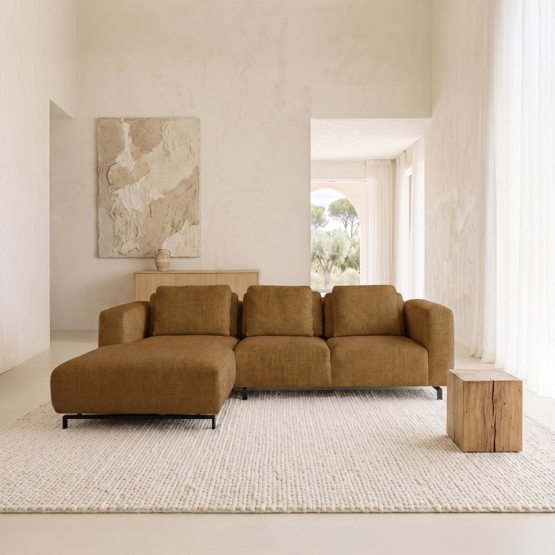 Ecksofa 4-Sitzer mit linker Ottomane – Miro