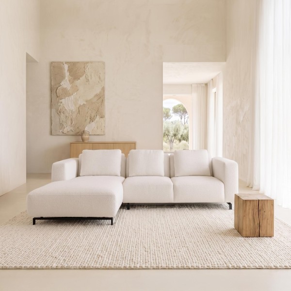 Ecksofa 4-Sitzer mit linker Ottomane – Miro