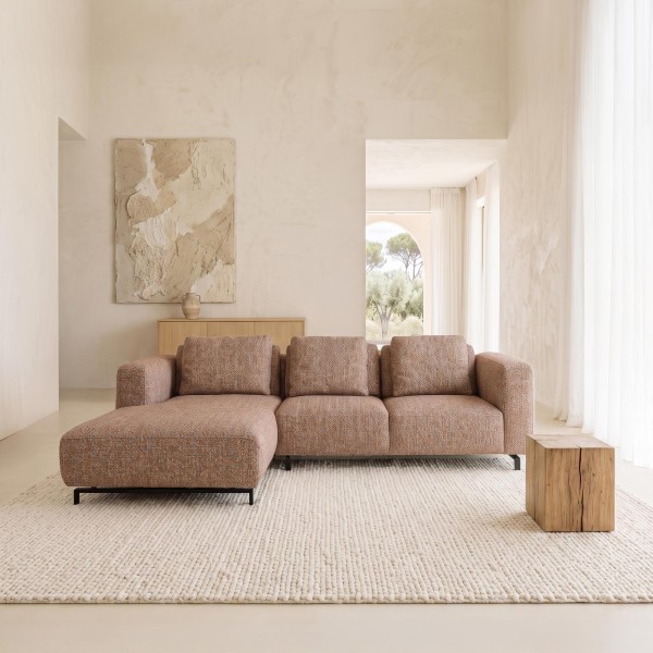 Ecksofa 4-Sitzer mit linker Ottomane – Miro