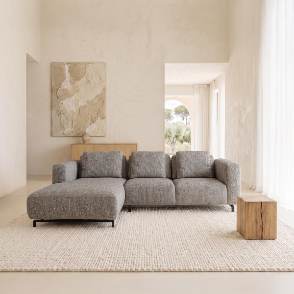 Ecksofa 4-Sitzer mit linker Ottomane – Miro
