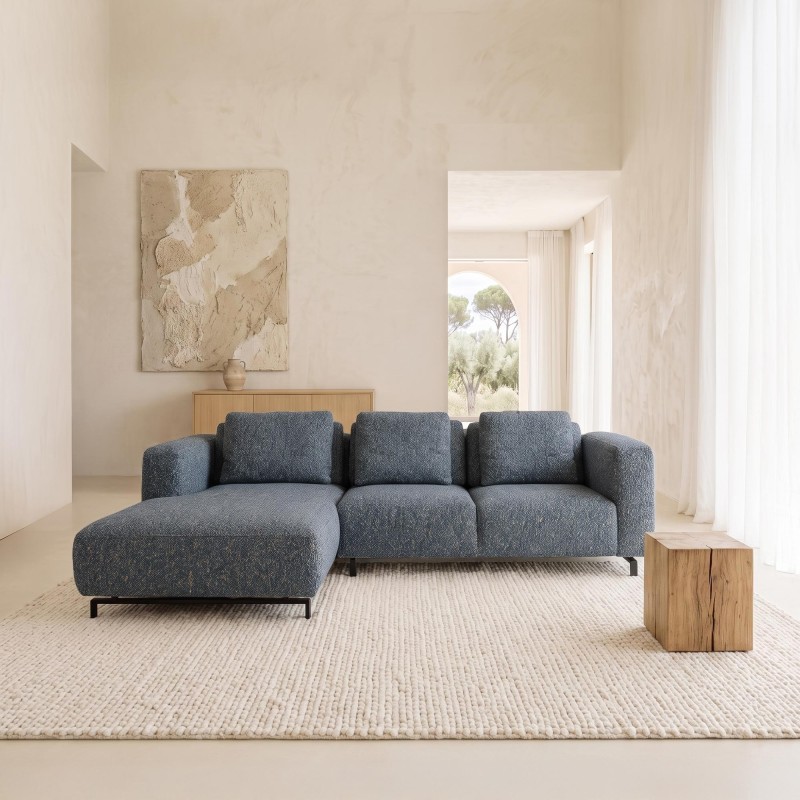 Ecksofa 4-Sitzer mit linker Ottomane – Miro