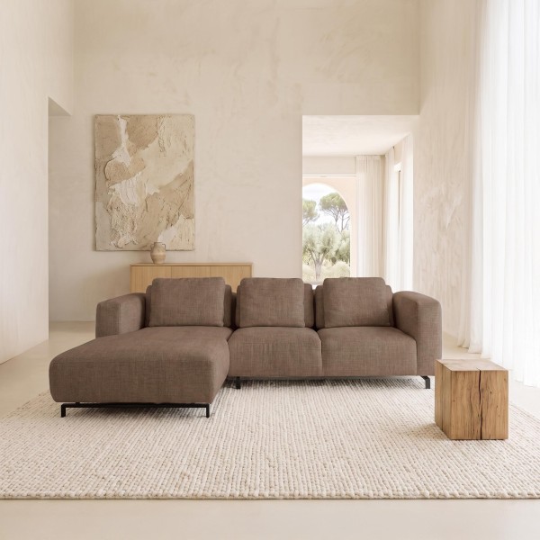 Ecksofa 4-Sitzer mit linker Ottomane – Miro