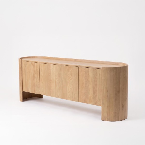 Sideboard aus massivem Eichenholz 210 cm - Lago