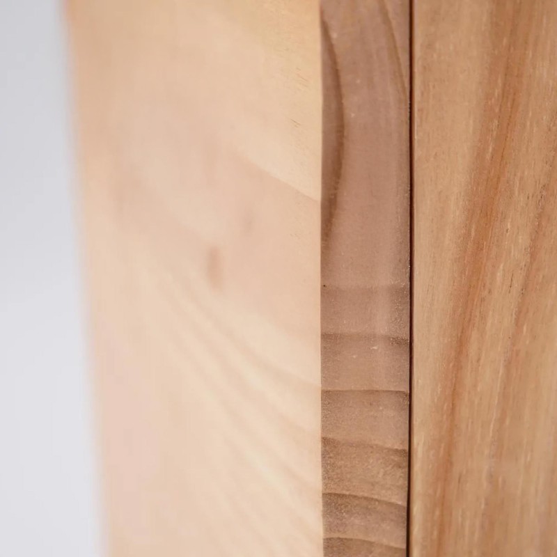 Badezimmer-Hochschrank aus Massivholz H90 cm - Trinity