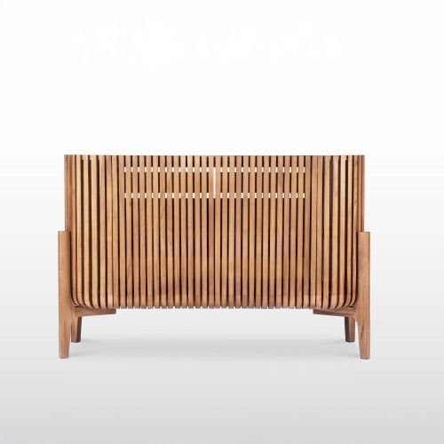 Badezimmermöbel aus massivem Teakholz 120 cm - Avani