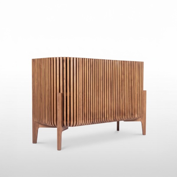 Badezimmermöbel aus massivem Teakholz 120 cm - Avani