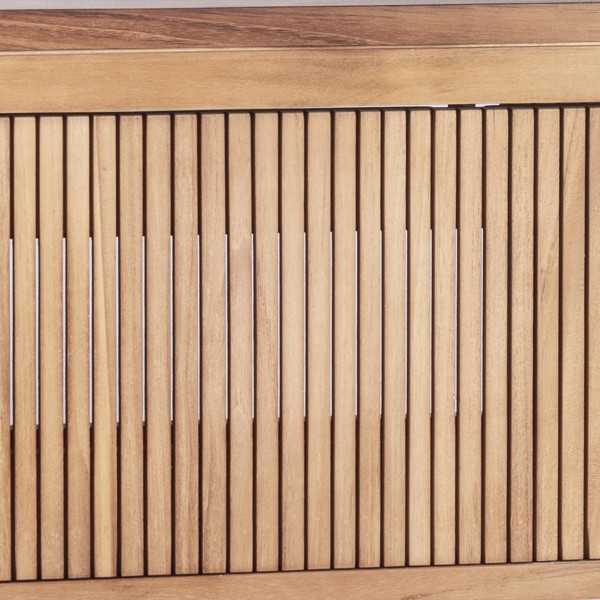 Hängendes Badezimmermöbel aus massivem Teakholz 100 cm - Rhea
