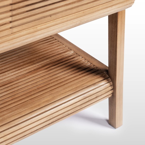 Badezimmermöbel aus massivem Teakholz 80 cm - Anika