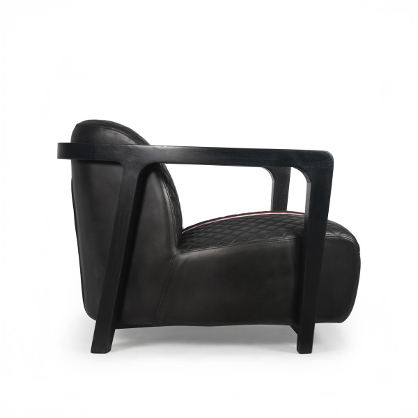 Clubsessel aus Echtleder - Racing Design