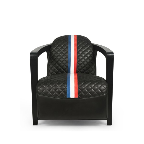 Clubsessel aus Echtleder - Racing Design