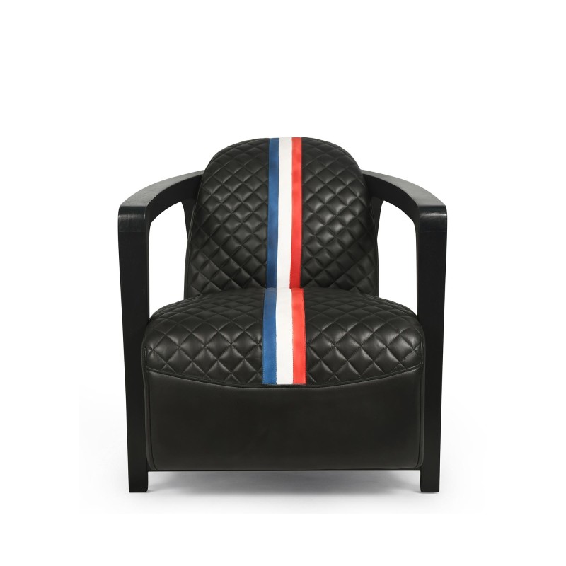 Clubsessel aus Echtleder - Racing Design