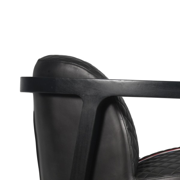 Clubsessel aus Echtleder - Racing Design