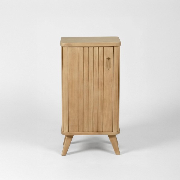 Gäste-WC-Waschtischunterschrank aus Massivholz - Neha