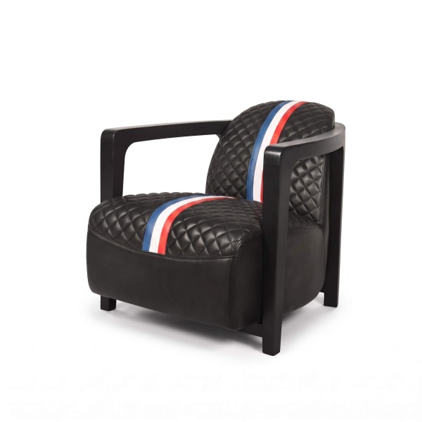 Clubsessel aus Echtleder - Racing Design