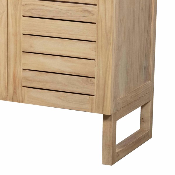 Badezimmermöbel aus massivem Teakholz 80 cm - Mentari