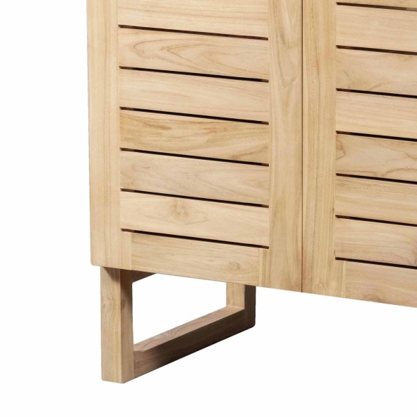 Badezimmermöbel aus massivem Teakholz 120 cm - Mentari