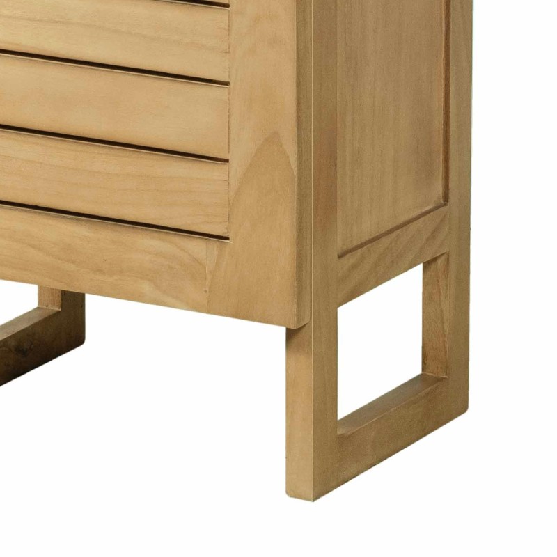 Gäste-WC-Waschtischunterschrank aus Massivholz - Mentari
