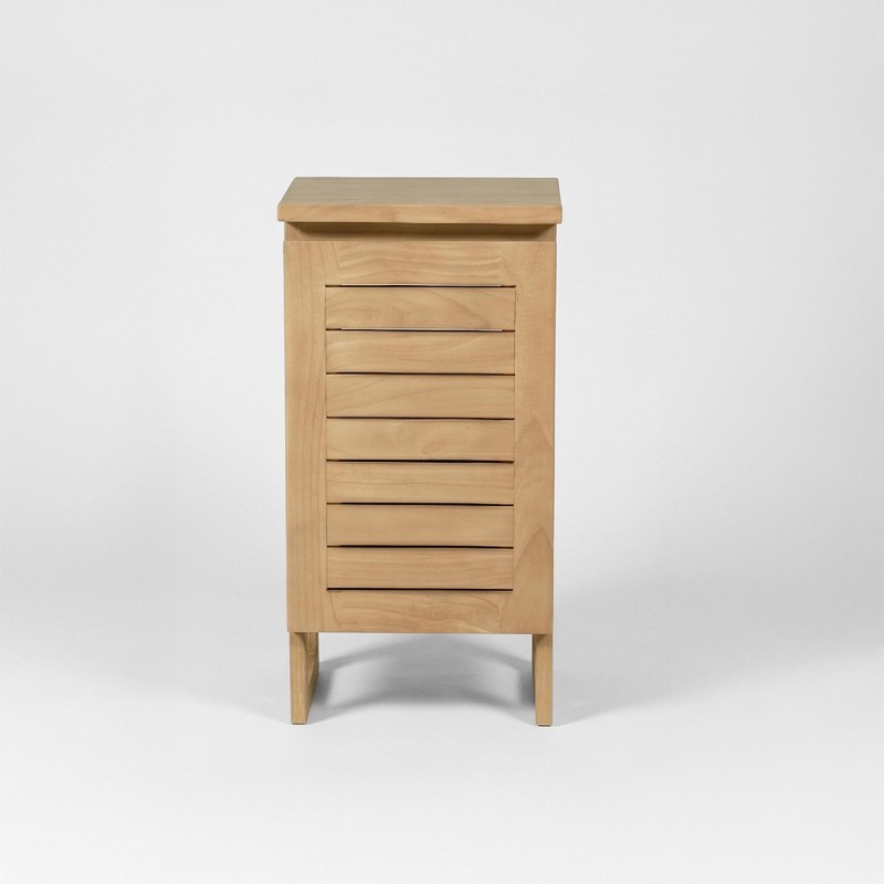 Gäste-WC-Waschtischunterschrank aus Massivholz - Mentari