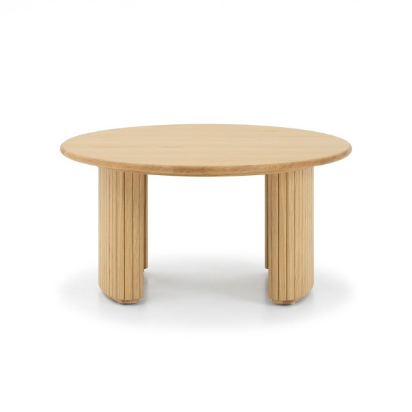 Runder Couchtisch aus Eichenholz - Noji
