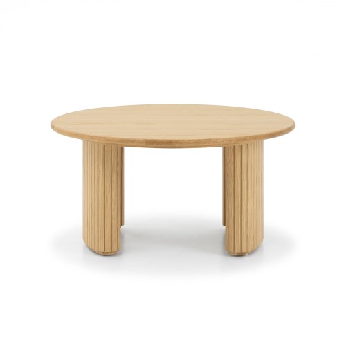 Runder Couchtisch aus Eichenholz - Noji