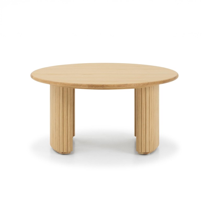 Runder Couchtisch aus Eichenholz - Noji