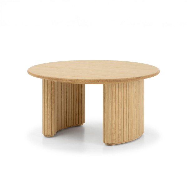 Runder Couchtisch aus Eichenholz - Noji