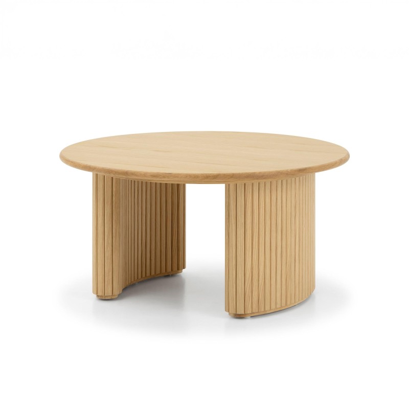 Runder Couchtisch aus Eichenholz - Noji