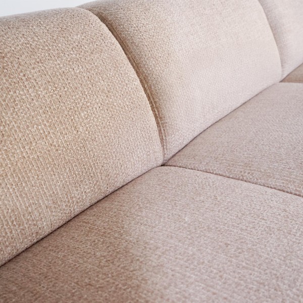 5-Sitzer-Ecksofa aus Stoff mit Recamiere rechts - Viana