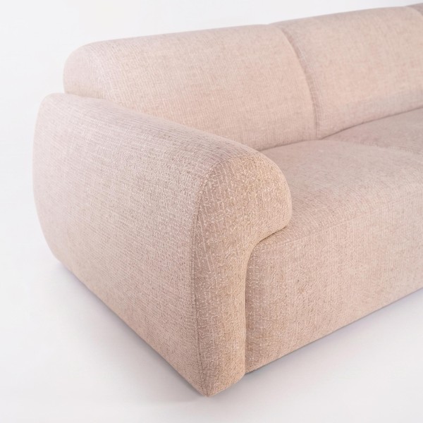 5-Sitzer-Ecksofa aus Stoff mit Recamiere rechts - Viana