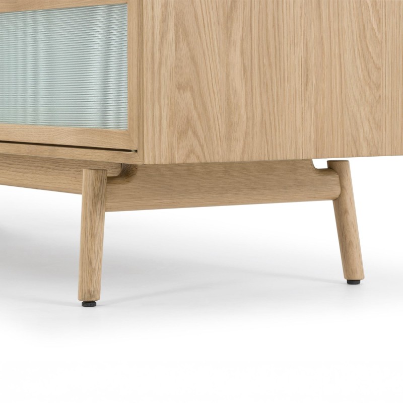 TV-Möbel aus natürlichem Eichenholz 160 cm - Elin