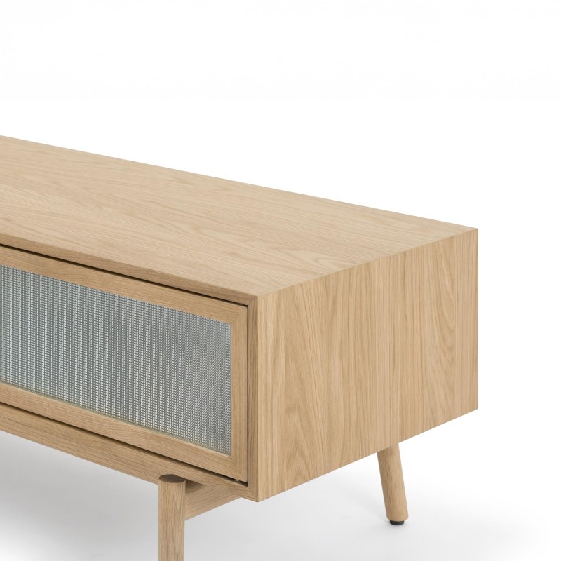 TV-Möbel aus natürlichem Eichenholz 160 cm - Elin