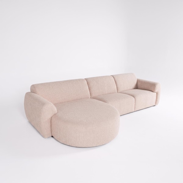 5-Sitzer-Ecksofa aus Stoff mit Recamiere links - Viana