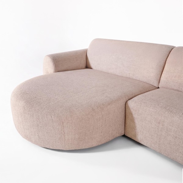 5-Sitzer-Ecksofa aus Stoff mit Recamiere links - Viana