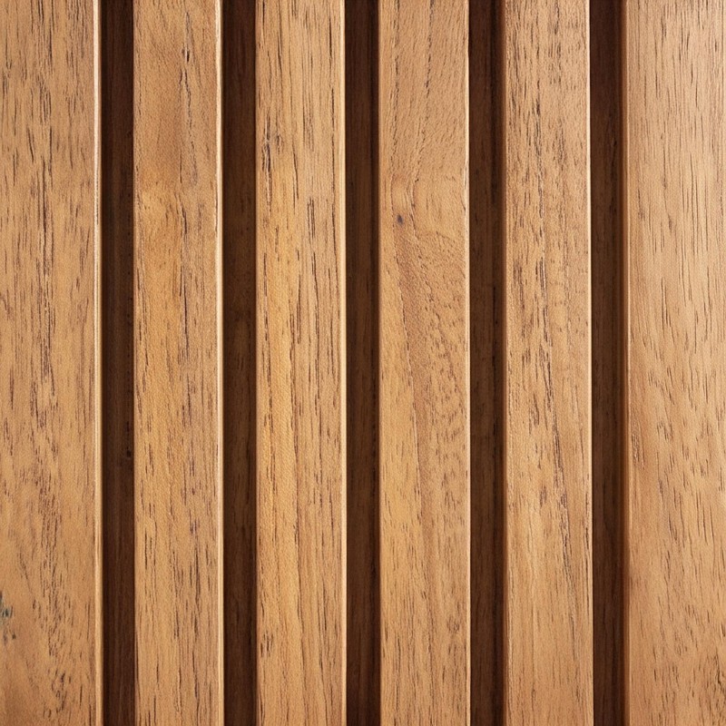 Badezimmerspiegel zur Wandmontage aus Teakholz - Amaya