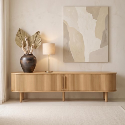 Design-TV-Möbel aus Eichenholz 210 cm - Noji