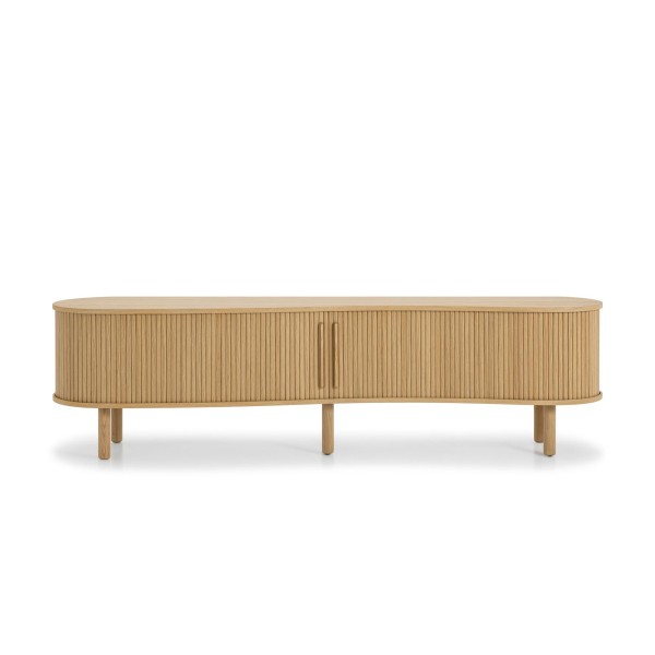 Design-TV-Möbel aus Eichenholz 210 cm - Noji
