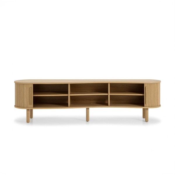 Design-TV-Möbel aus Eichenholz 210 cm - Noji