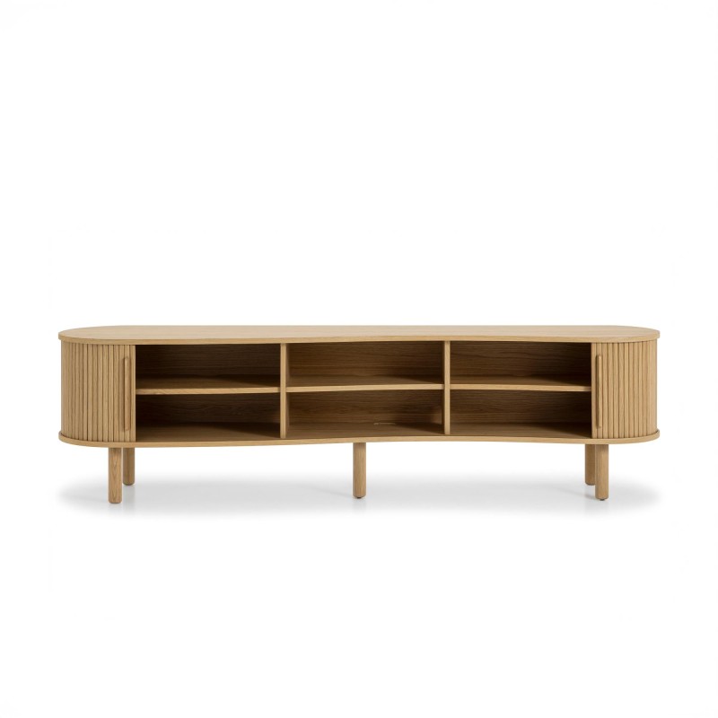 Design-TV-Möbel aus Eichenholz 210 cm - Noji