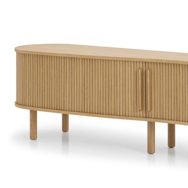 Design-TV-Möbel aus Eichenholz 210 cm - Noji
