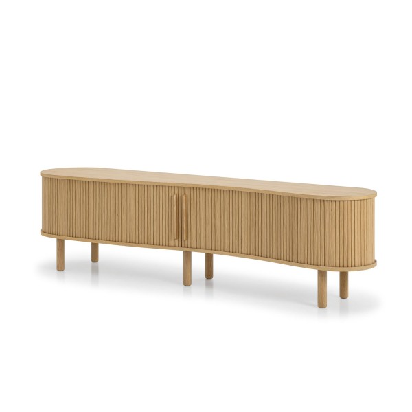Design-TV-Möbel aus Eichenholz 210 cm - Noji