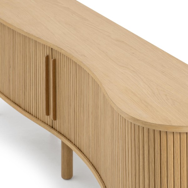 Design-TV-Möbel aus Eichenholz 210 cm - Noji