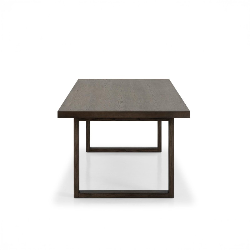 Esstisch aus dunklem Eichenholz 220 cm - Oria