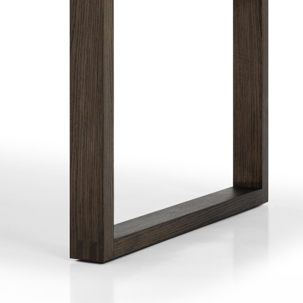 Esstisch aus dunklem Eichenholz 220 cm - Oria