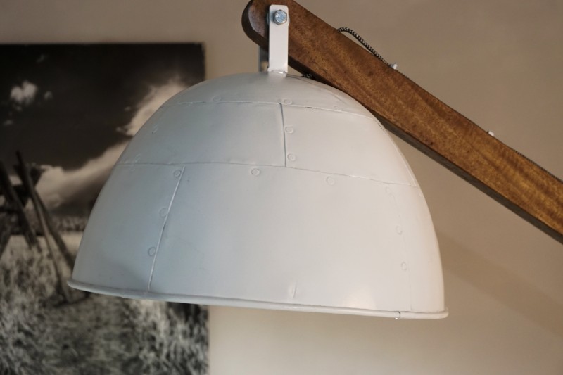 Industrielle Stehlampe Acrobat WHITE