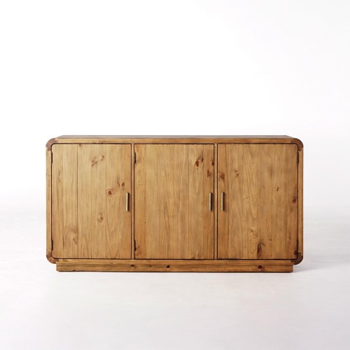 Sideboard aus massivem Kiefernholz natur 160 cm - Valdora