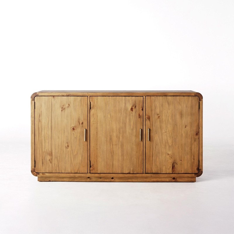 Sideboard aus massivem Kiefernholz natur 160 cm - Valdora