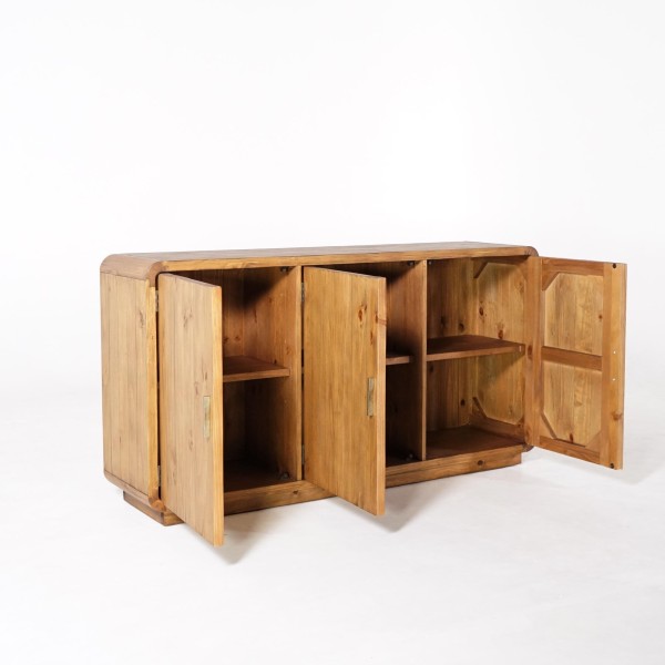 Sideboard aus massivem Kiefernholz natur 160 cm - Valdora