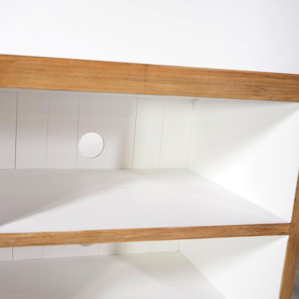 TV-Möbel aus massivem Kiefernholz natur 160 cm - Ashford