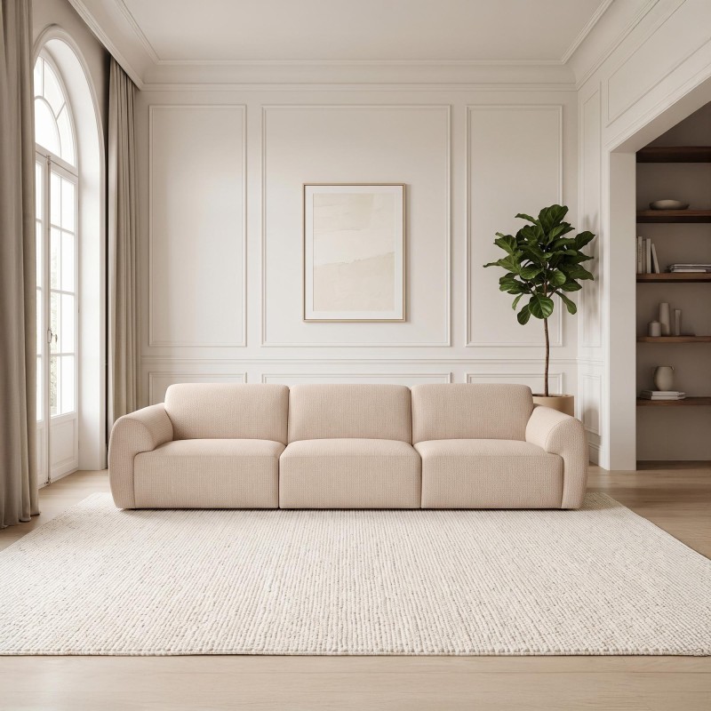 Komfortables 4-Sitzer-Sofa aus Stoff - Viana
