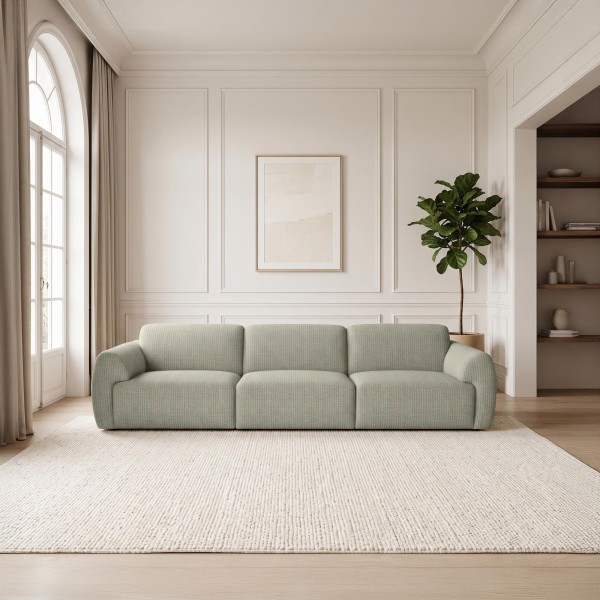 Komfortables 4-Sitzer-Sofa aus Stoff - Viana